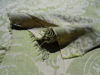 By YARD High End Celery Green Light Fresh Pistachio Beige Artichoke Damask Cotton#1576