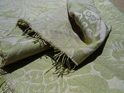 By YARD High End Celery Green Light Fresh Pistachio Beige Artichoke Damask Cotton#1576