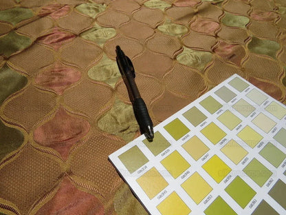 By Yd Robert Allen Treasured Time Pink Green Sand Silk MSRP USD 124/y Special Order