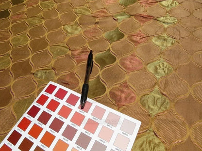 By Yd Robert Allen Treasured Time Pink Green Sand Silk MSRP USD 124/y Special Order