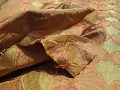 By Yd Robert Allen Treasured Time Pink Green Sand Silk MSRP USD 124/y Special Order