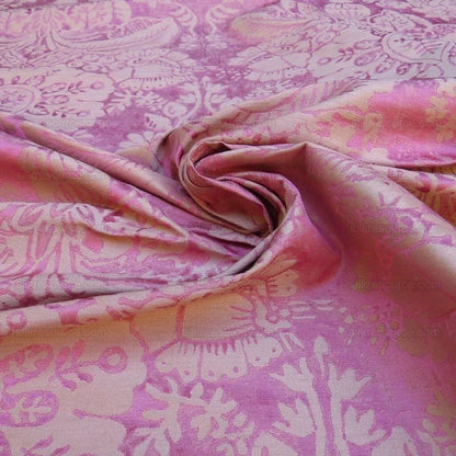 By Yd Lee Jofa Mandalay In Rose Red Pink Silk Damask MSRP USD 284/Y
