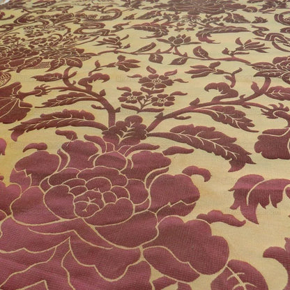 By Yd Lee Jofa/g.p. & J Baker Chinese Damask Silk Tomato Red