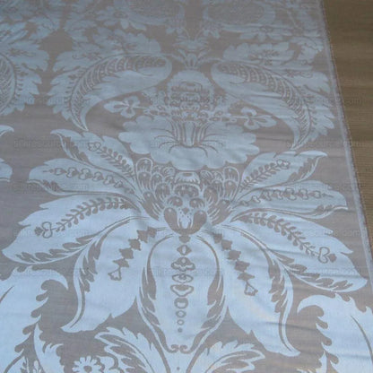 Lee Jofa Serenity "parchment Taupe Silk Wool Renaissance Damask