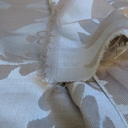 Lee Jofa Serenity "parchment Taupe Silk Wool Renaissance Damask