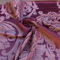 By Yd Lee Jofa Imperial Damask In Plum Neo-classic Purple Red Cotton Silk Medallion Renaissance MSRP USD 298/Y
