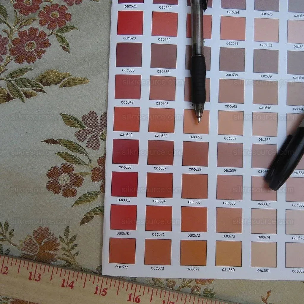 2.5y Kravet Couture Silk Garden Joy In Spring Flower Bird Chinoiserie MSRP USD 432/Y