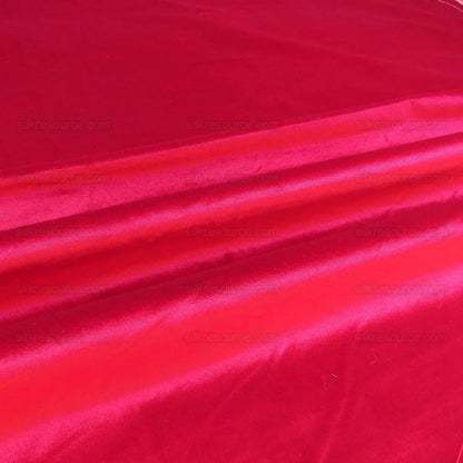 By Yd Lee Jofa Exquisite Silk Velvet Lacquer Red MSRP USD 396/Y