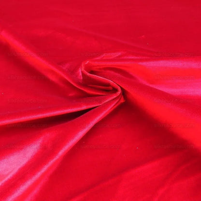 By Yd Lee Jofa Exquisite Silk Velvet Lacquer Red MSRP USD 396/Y