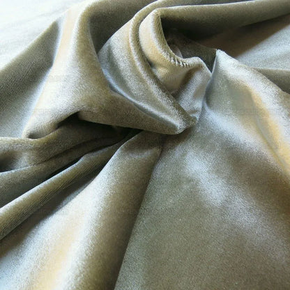 By Yd Lee Jofa Exquisite Silk Velvet Sage Green Taupe MSRP USD 396/Y