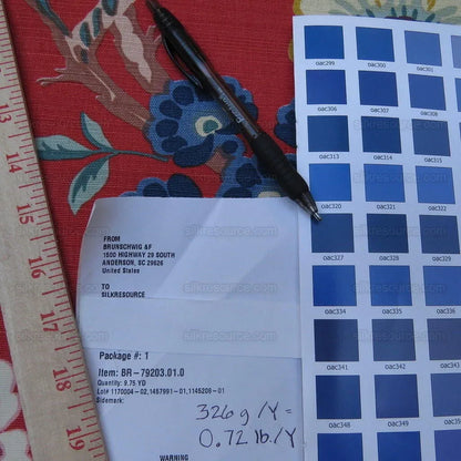 Bty Brunschwig &amp; Fils Amandine Red Chinioserie Bird Flower Tree of Life Print Chintz Cotton Linen