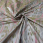 BY YD LEE JOFA IKAT SILK SHELL LEAF PINK GREEN STRIPE FOLIAGE