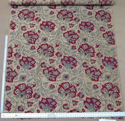 Bty Lee Jofa Darcy Embroidery Crewel Flower William Morris Wine