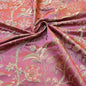 By Yd Lee Jofa Buttermere Silk Chinoiserie Bird Floral Brick Red MSRP USD 298/Yard