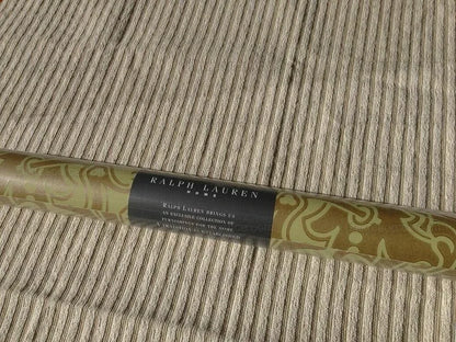 Ralph Lauren Wallpaper Gwynne Damask Pistachio Green &amp; Gold 5.5y single roll