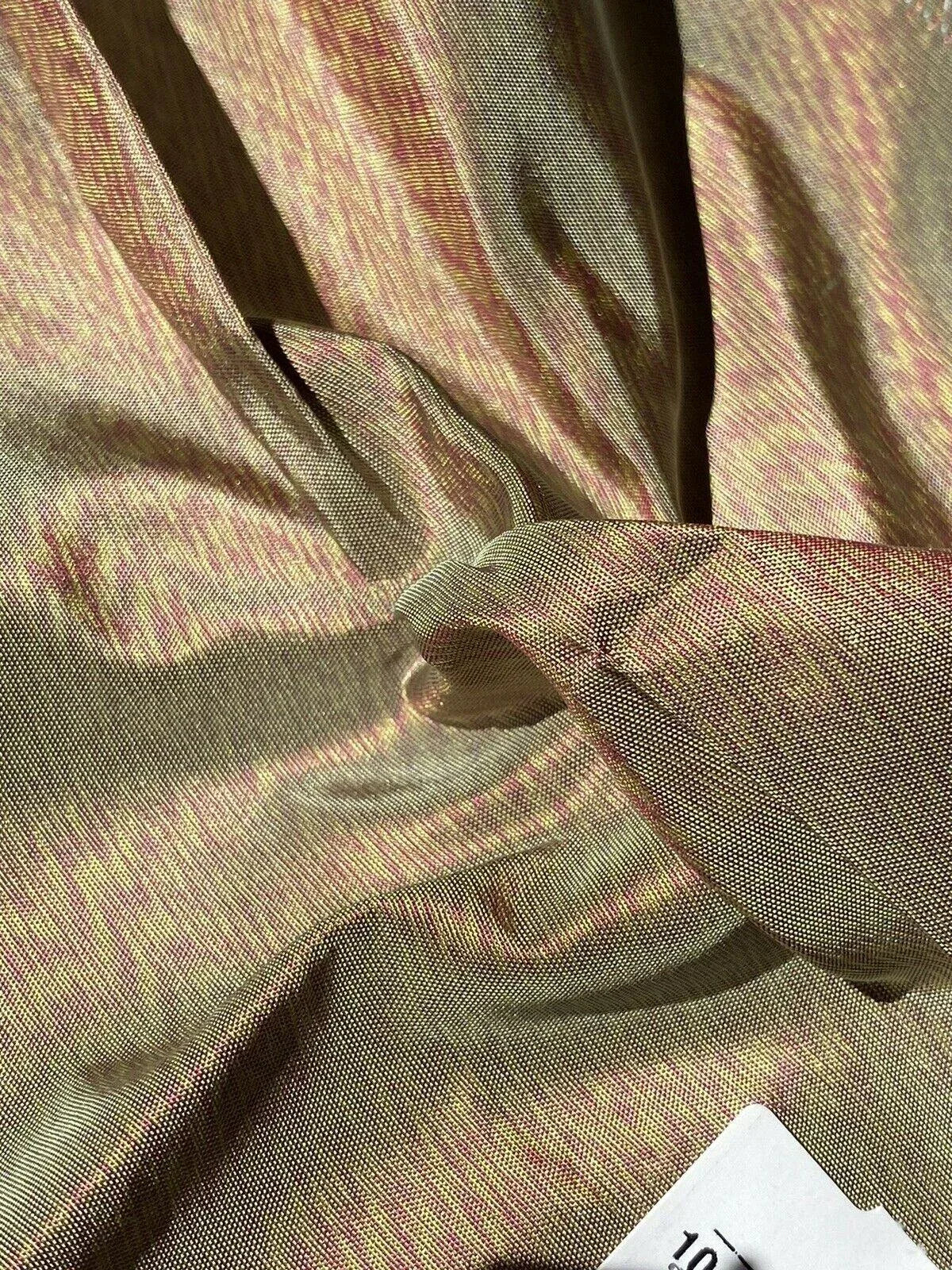 25.7Y SCALAMANDRE OPALINO FLAME 100% SILK RED GREEN MSRP$5459