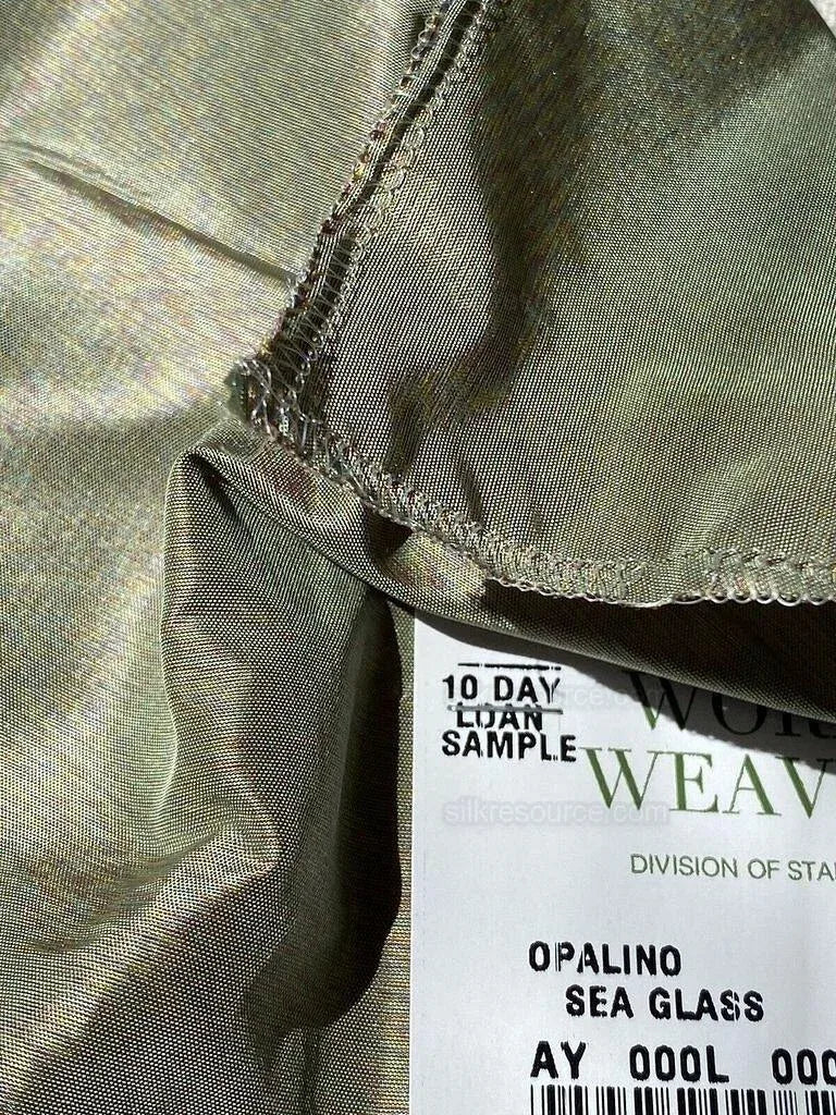 Bty Scalamandre Opalino "seaglass" 100% Silk MSRP USD 212