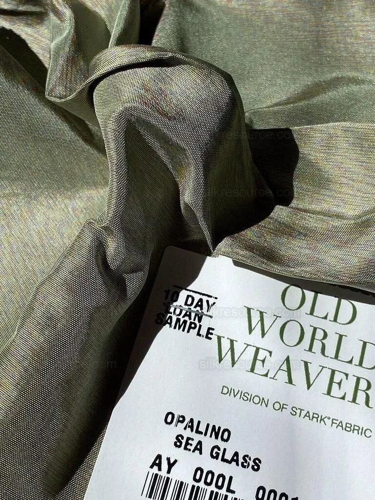 Bty Scalamandre Opalino "seaglass" 100% Silk MSRP USD 212