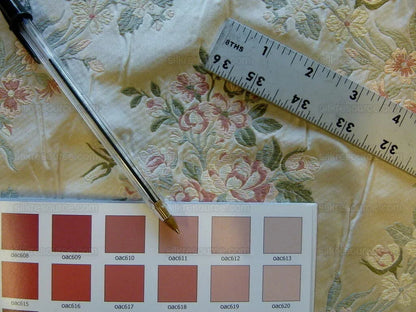 3.75y Kravet Paramour Pastel Silk Floral Damask MSRP USD 288/y