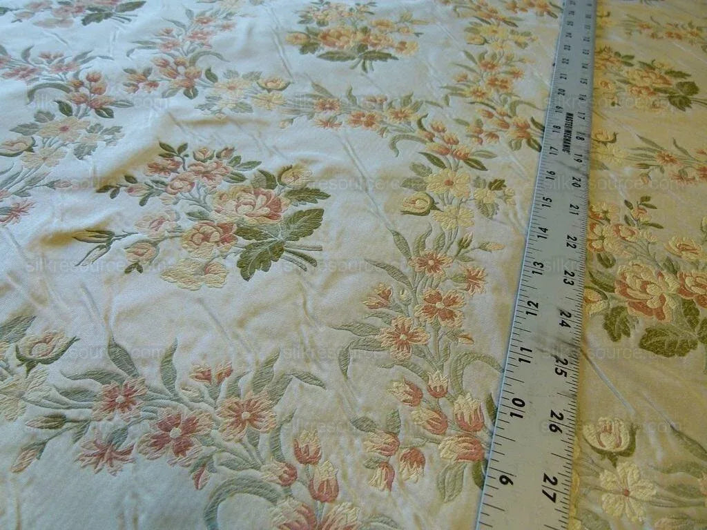 3.75y Kravet Paramour Pastel Silk Floral Damask MSRP USD 288/y