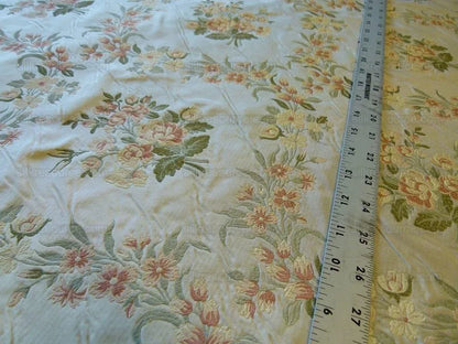 3.75y Kravet Paramour Pastel Silk Floral Damask MSRP USD 288/y