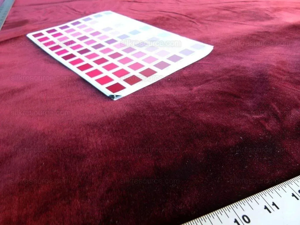 Lee Jofa Devine Silk Velvet Bordeaux Burgundy RedMSRP USD 298/y