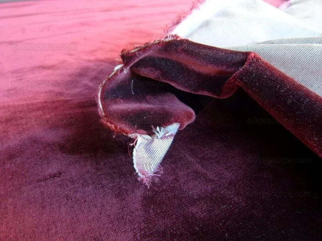 Lee Jofa Devine Silk Velvet Bordeaux Burgundy RedMSRP USD 298/y