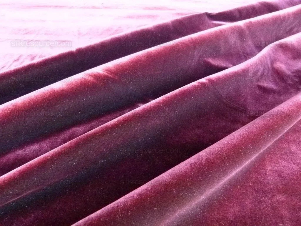 Lee Jofa Devine Silk Velvet Bordeaux Burgundy RedMSRP 298/Y