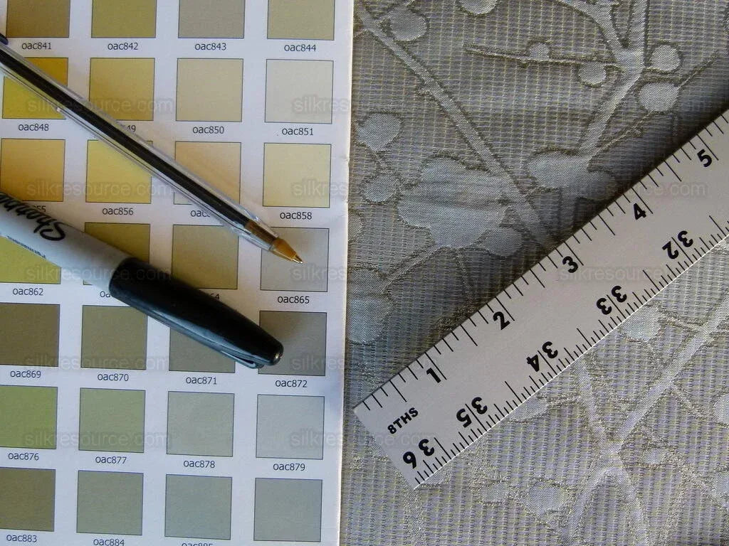 Kravet Couture Quince Pool Green Blue Flowering Plum Tree Asian Chinoiserie Silk MSRP USD 197/Y