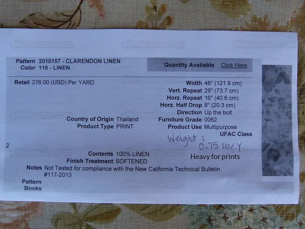 BY Yd Lee Jofa Clarendon Linen Print Floral Beige Pink Natural English Cottage Garden Heavy Linen MSRP USD 276/y