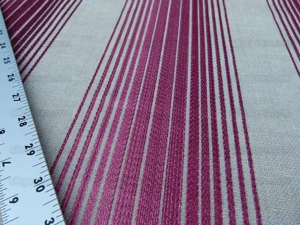 By Yd Lee Jofa Baker Lifestyle Serafina Stripe Blush Pink Rose White MSRP USD 176/y