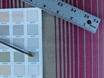 By Yd Lee Jofa Baker Lifestyle Serafina Stripe Blush Pink Rose White MSRP USD 176/y