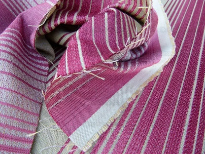 By Yd Lee Jofa Baker Lifestyle Serafina Stripe Blush Pink Rose White MSRP USD 176/y