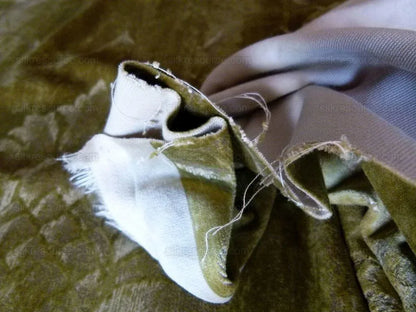 By Yard Lee Jofa Casa D'or Pr Green 100% Cotton Venice Printed Velvet MSRP USD 460/y