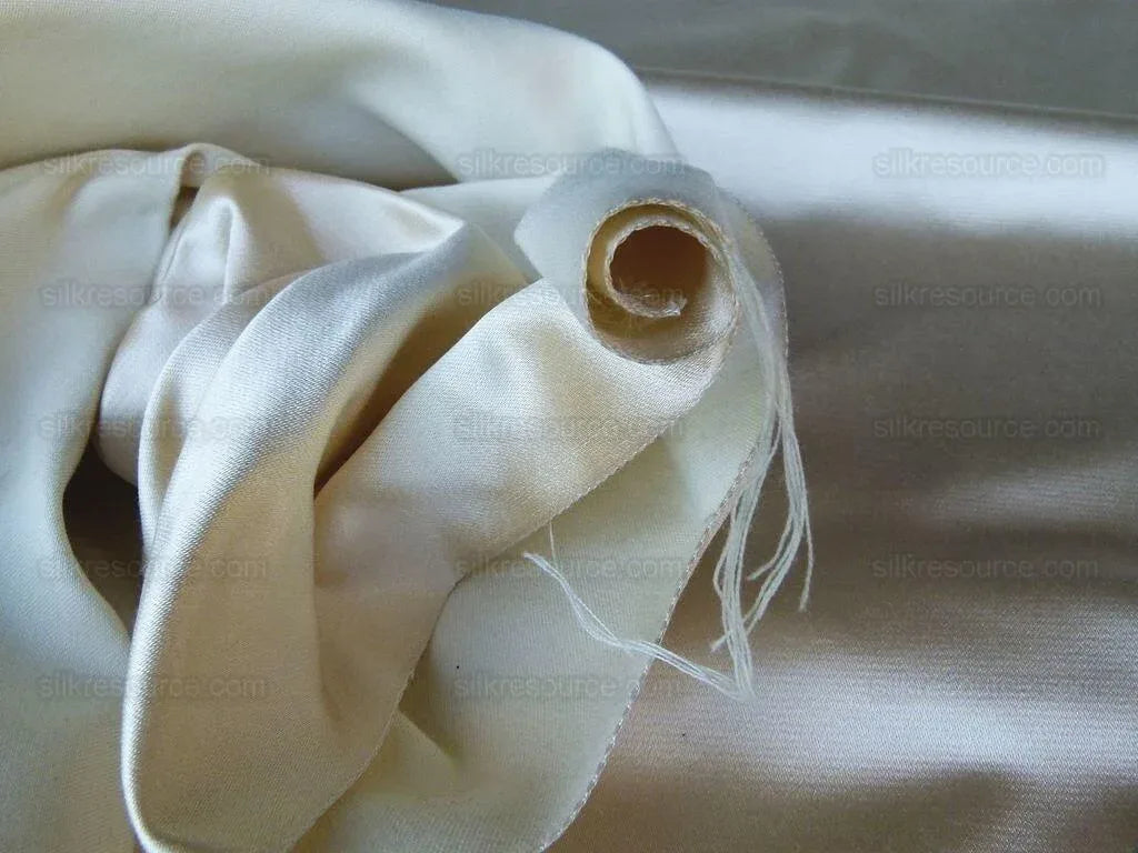 BY Yard Kravet Sophia Silk Bone White Silk Satin for Bridal Wedding Dress MSRP USD 169.90/y