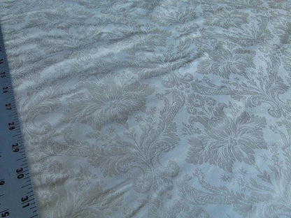 Kravet 100% Silk Damask Small Renaissance Petite Damask Cream Pale Gold 24695.1 MSRP USD 197/Y