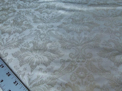 Kravet 100% Silk Damask Small Renaissance Petite Damask Cream Pale Gold 24695.1 MSRP USD 197/Y