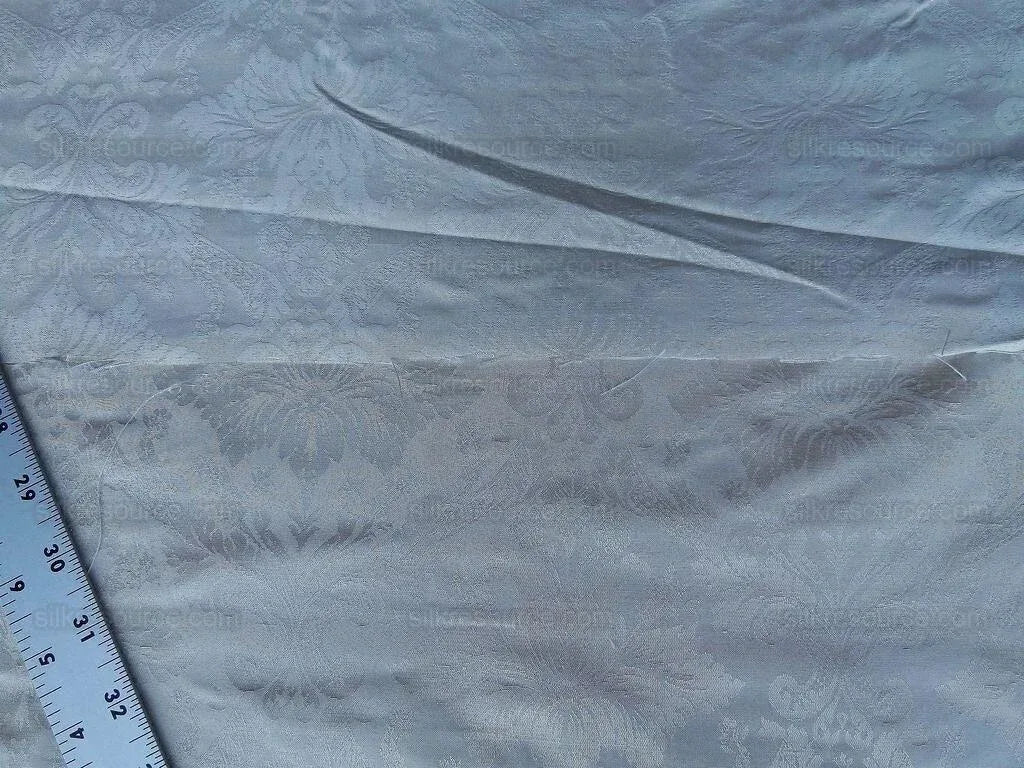 Kravet 100% Silk Damask Small Renaissance Petite Damask Cream Pale Gold 24695.1 MSRP USD 197/Y