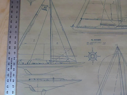 Double Roll Ralph Lauren Wallpaper Chesapeake Cl Vintage Blue On Light Brown MSRP USD 232/double Roll