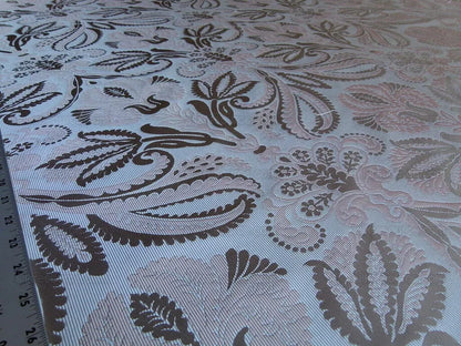 BY YD 100% SILK LAMPAS EDINA BLUSH PINK CLASSIC ARTICHOKE