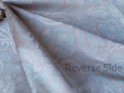 By Yd 100% Silk Lampas Edina Blush Pink Classic Artichoke