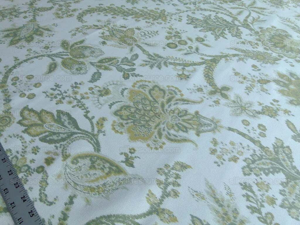 BY Yard Scalamandre Garibaldi Seafoam Paisley Outdoor MSRP USD 172/Y