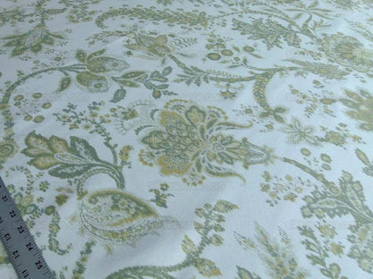 BY Yard Scalamandre Garibaldi Seafoam Paisley Outdoor MSRP USD 172/Y