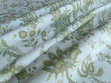 BY Yard Scalamandre Garibaldi Seafoam Paisley Outdoor MSRP USD 172/Y