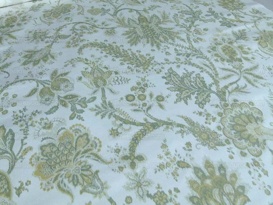 BY Yard Scalamandre Garibaldi Seafoam Paisley Outdoor MSRP USD 172/Y