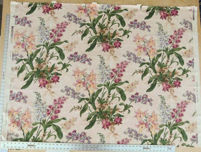 By yard Scalamandre Marlyn Park Fh Multi/peach Linen MSRP USD 188/Y