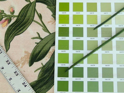 By yard Scalamandre Marlyn Park Fh Multi/peach Linen MSRP USD 188/Y