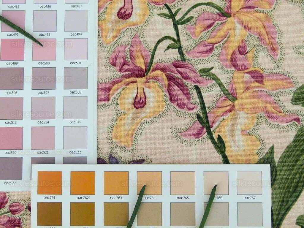 By yard Scalamandre Marlyn Park Fh Multi/peach Linen MSRP USD 188/Y