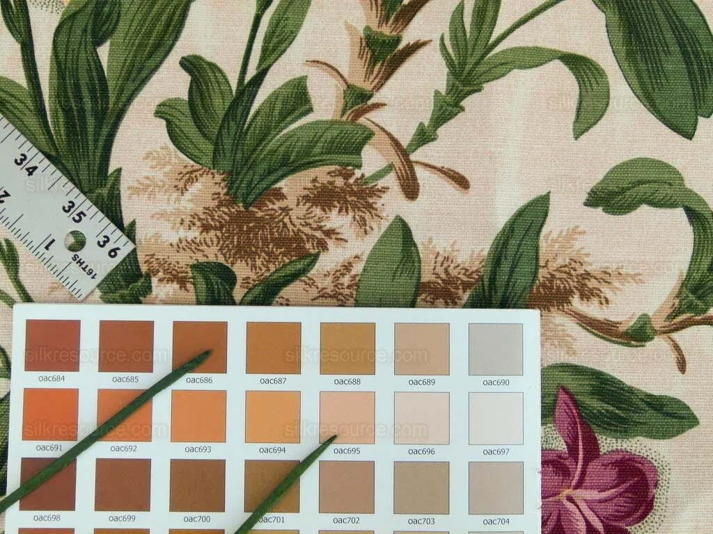 By yard Scalamandre Marlyn Park Fh Multi/peach Linen MSRP USD 188/Y