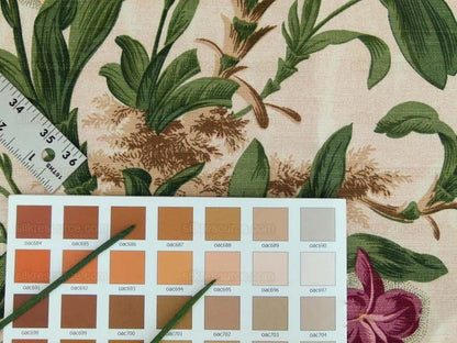 By yard Scalamandre Marlyn Park Fh Multi/peach Linen MSRP USD 188/Y